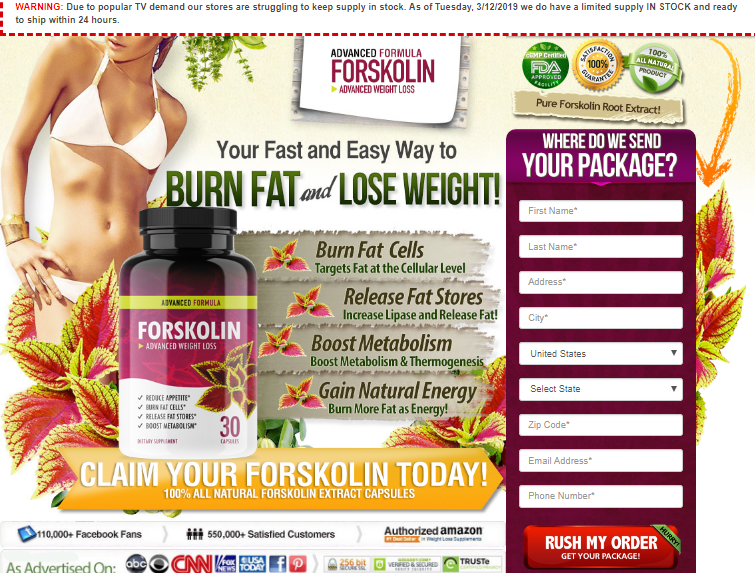 Healthy Feel Diet Forskolin - reviews